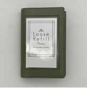 アシュフォード（ASHFORD）　ルーズリフィルフォトバインダー　ミニ5　5512－054KH　カーキ