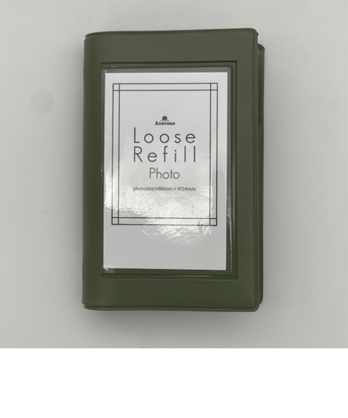 アシュフォード（ASHFORD）　ルーズリフィルフォトバインダー　ミニ5　5512－054KH　カーキ