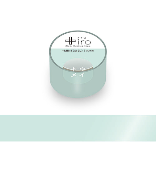 フロンティア　トイロ　クリアマスキングテープ　30mm　CT3003　MINT20（L）