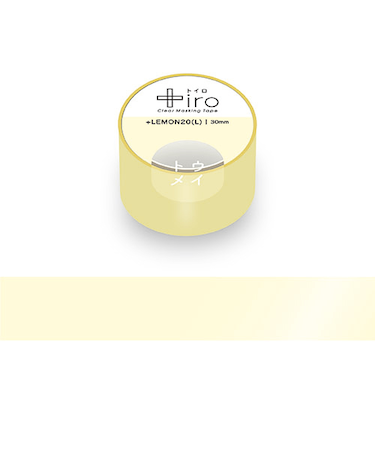フロンティア　トイロ　クリアマスキングテープ　30mm　CT3002　LEMON20（L）