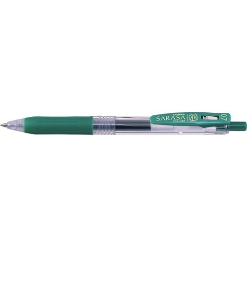 ゼブラ（ZEBRA）　サラサクリップ　0.7mm　緑