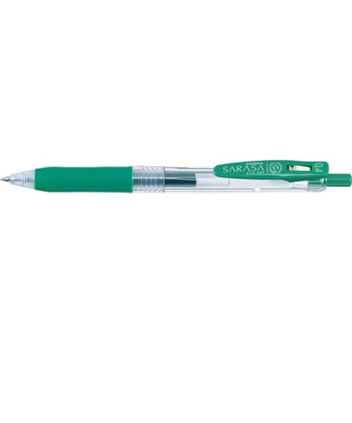 ゼブラ（ZEBRA）　サラサクリップ　0.4mm　グリーン