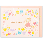 ホールマーク（Hallmark）　グリーティングカード　サンキュー　立体　ムーミン　817527　レーザーフラワーリトルミイ2