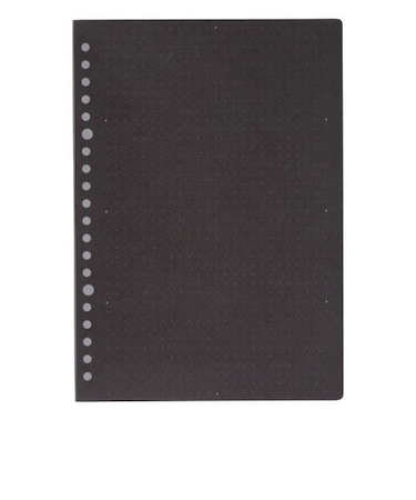 日本能率協会　NOLTYノート　kukuru　ドット方眼5.0mm　A5　NTK1103　ブラック