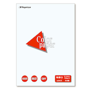 長門屋商店　カラーペーパー　A4　ナ－3401　白　特厚口　50枚入