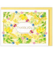 ホールマーク（Hallmark）　グリーティングカード　サンキュー　Blooming　イエロー　817558　サンキュー2