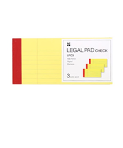 伊東屋　リーガルパッドCHECK（チェック）　LPC3　横罫　3冊入
