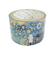 シール堂　きらぴかマスキングテープ　ks-dt-50016　宮沢賢治幻燈館　銀河鉄道の夜