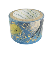 シール堂　きらぴかマスキングテープ　ks-dt-50017　宮沢賢治幻燈館　やまなし