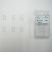 ニッサ　カラーSフック　P－29　1.6×14mm　白