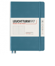 ロイヒトトゥルム1917（LEUCHTTURM1917）　ハードカバー　ミディアム　A5　ドット　363334　ストーンブルー
