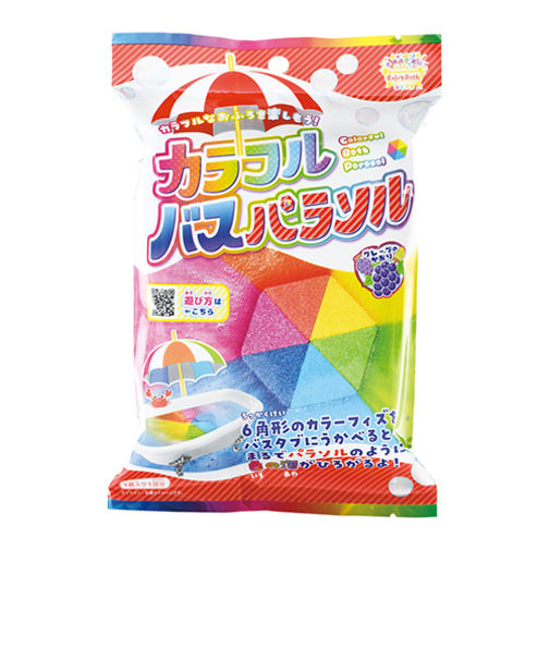 あそぶろ　カラフルバスパラソル　レインボーパラソル　ASO0501