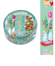 ワールドクラフト　キラキラ光る　たてマス　TMKR15－002　Flowers