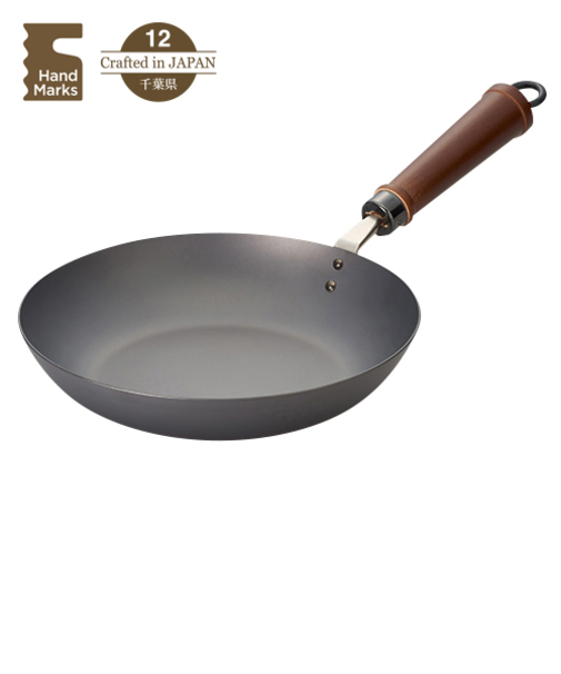 ハンズオリジナル　Hand　Marks　使うほど育っていく一生モノの鉄フライパン　20cm