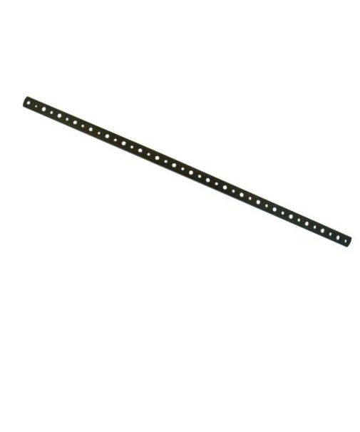 マゲイタ　鉄　黒　チドリ穴　1×15×481mm