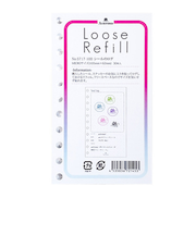 アシュフォード（ASHFORD）　ルーズリフィル　シールのログ　ミニ5（11穴リフィル）　5717－100