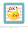 こどものかお　ポケモン　ミニポンスタンプ　2882－019　OK