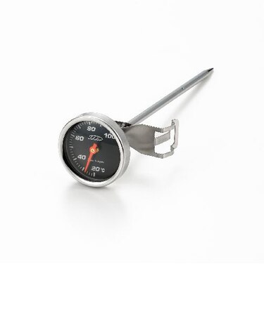 タカヒロ　防水サーモメーター　径33mm　黒