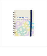 【2025年10月始まり】　デルフォニックス（DELFONICS）　ロルバーンダイアリー　ワード　M　マンスリーブロック　160058_200　クリーム　月曜始