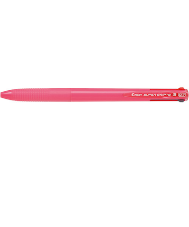 パイロット（PILOT）　油性ボールペン　スーパーグリップG3　BKSG－30F－P　細字0.7mm　ピンク