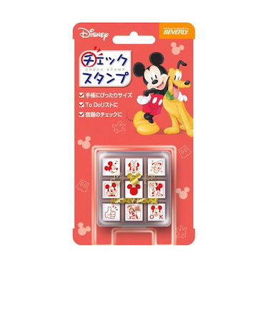 ビバリー　チェックスタンプ　CK9－050　ミッキー＆フレンズ