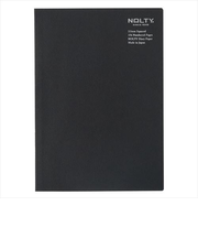 日本能率協会　NOLTY　補充ノート　方眼3.5ｍｍ　A5　XXXX－8936　ブラック