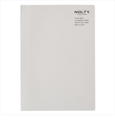 日本能率協会　NOLTY　補充ノート　横罫6ｍｍ　A5　XXXX－8935　グレー