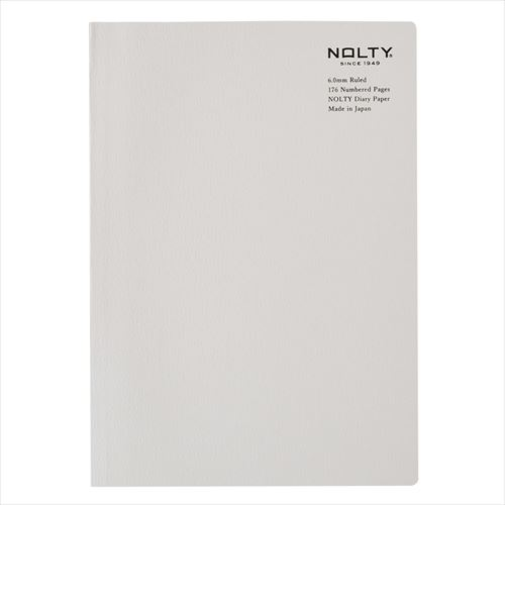 日本能率協会　NOLTY　補充ノート　横罫6ｍｍ　A5　XXXX－8935　グレー