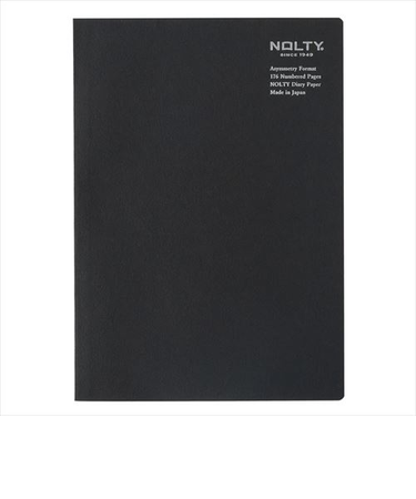 日本能率協会　NOLTY　補充ノート　アシンメトリー　A5　XXXX－8930　ブラック
