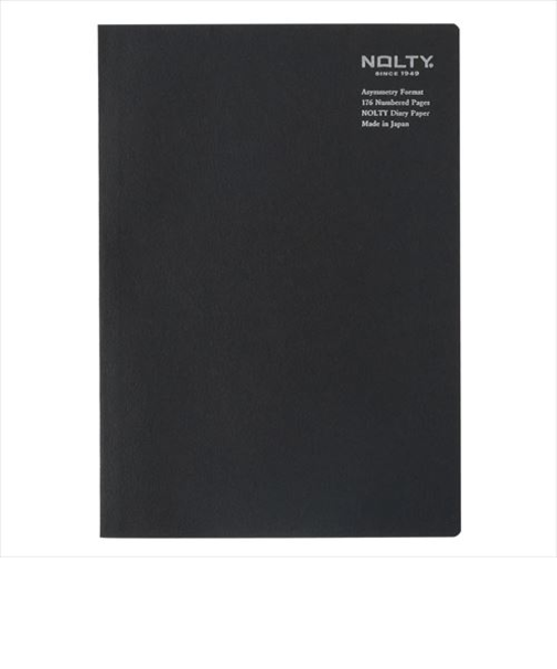 日本能率協会　NOLTY　補充ノート　アシンメトリー　A5　XXXX－8930　ブラック