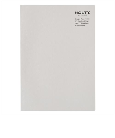 日本能率協会　NOLTY　補充ノート　ログタイプ　A5　XXXX－8933　グレー