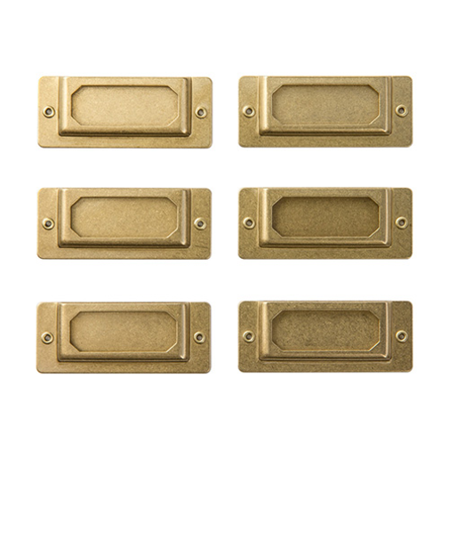 トラベラーズカンパニー　ブラス　ラベル　プレート