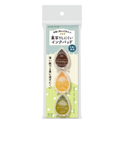 こどものかお　裏写りしにくいインクパッド　4183－002　3色セット