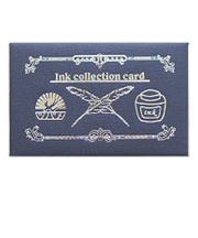 ツバメノート インクコレクションカード Y6301 紺