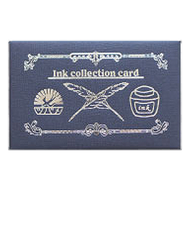 ツバメノート　インクコレクションカード　Y6301　紺