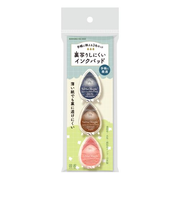 こどものかお　裏写りしにくいインクパッド　4183－003　3色セット