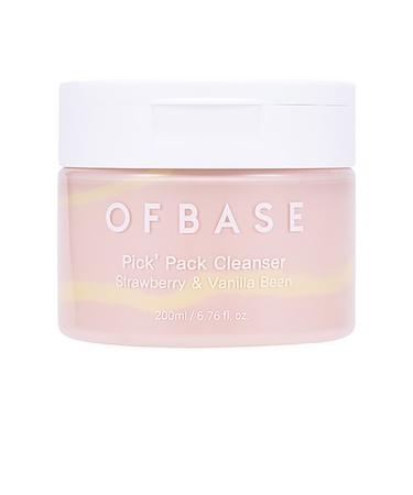 オブベース（OFBASE）　ピックパッククレンザー　イチゴ＆バニラビーン　200mL