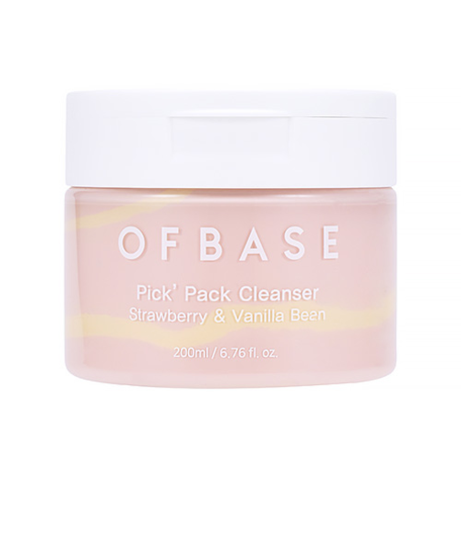 オブベース（OFBASE）　ピックパッククレンザー　イチゴ＆バニラビーン　200mL