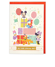 ホールマーク（Hallmark）　グリーティングカード　誕生お祝い　立体　ディズニー　817299　ミッキー＆フレンズ　プレゼントボックス2