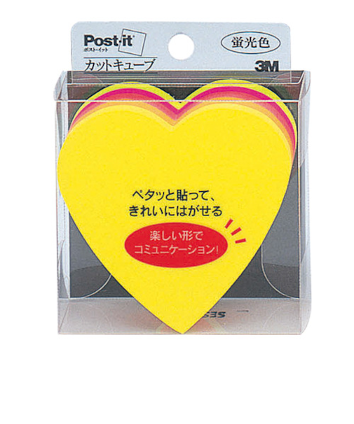 3M　ポストイット　カットキューブ　CC－31　ハート