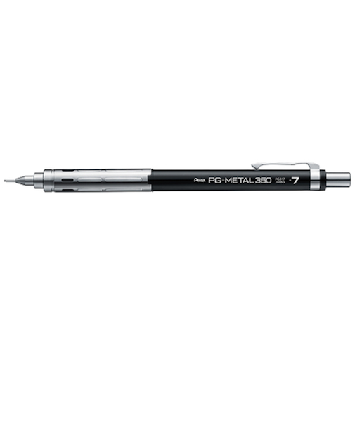 ぺんてる（Pentel）　シャープペンシル　PG－METAL350　0.7mm　PG317－A　ブラック