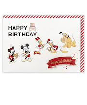 ホールマーク(Hallmark) グリーティングカード 誕生お祝い 立体 ディズニー 817244 ミッキー&フレンズ ゴールドケーキ2