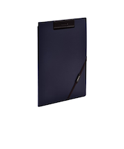 リヒト　ＳＭＡＲＴ　ＦＩＴ　クリップファイル　F7560　A4　ネイビー