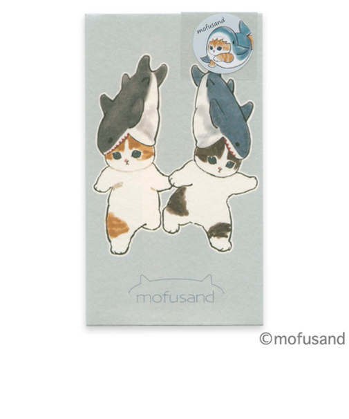 アクティブコーポレーション　モフサンドぽち袋　F06－APE－248　サメ　3枚入