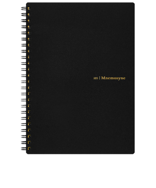マルマン（maruman）　ニーモシネ（Mnemosyne）　特殊5mmドット方眼罫ノート　A5　N105JP　ブラック