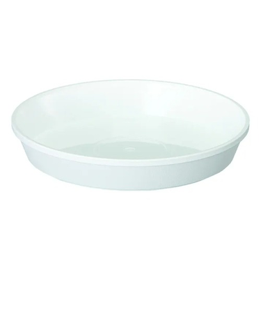 大和プラスチック　鉢皿サルーン　3号　ホワイト
