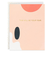 ホールマーク（Hallmark）　誕生お祝い　good　mail．　シンプルオレンジ　803261