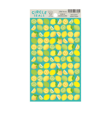 リュリュ（RYU-RYU）　サークルシール・ベーシック　RCSB－06　レモン＆ライム