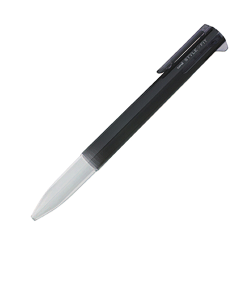 三菱鉛筆　スタイルフィット　5色ホルダー　クリップ付　ブラック