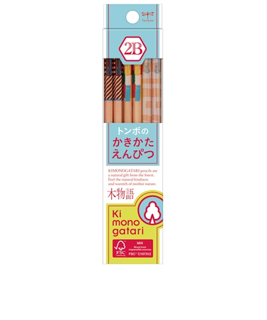 トンボ鉛筆（Tombow）　かきかた鉛筆F01水色2B　KB－KF012B